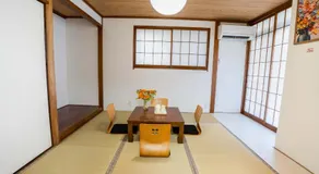 102Room,Free parking just a 7-minute walk from Koiwa tram stop This spacious 75-square-meter flats features two large bedrooms and can accommodate up to seven guests - Image 4