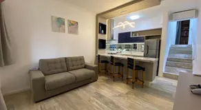 FABULOSO FLAT 225, 2 PISCINAS climatizadas, internet particular 500m Bertioga, Riviera de São Lourenço Flat Duplex inteiro, Adega, cozinha equipada completa serviço de hotelaria, serviço de praia nos finais de semana - Image 2