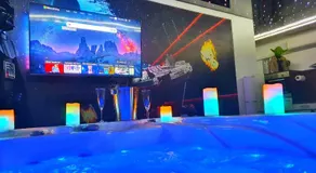 GALAXY SPA-4 Pers-Jacuzzi-Insolite-Parking-Jardin-Clim-Colmar - Image 3