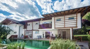 Attraente appartamento accogliente e familiare con sauna, idromassaggio e piscina | Vista sulla montagna | Accetta animali domestici - Image 4