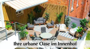 12 FEWOs im Jugendstilhaus mit Aufzug, großer Terrasse, Kingsize-Betten, 250Mbts WLAN, 55 Zoll Smart-TV - Nur ein kurzer Spaziergang durch den Park Venedig zur Krämerbrücke - Gaststätte im Haus - Image 3