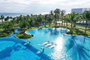 Partial Sea View Studio Cam Ranh Balcony - Image 3