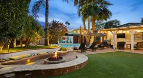 Desert Oasis - Epic Backyard Pool Bocce Firepit - Image 3