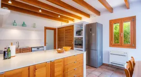 Maison de campagne avec piscine privée, barbecue et jardin | Vue jardin - Image 3