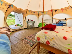 Bell Tent in Devon with Countryside Views - Image 2