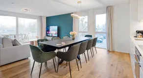 Visionary Hospitality Rothenburg, Lucerne - Premium Apartments with Free Parking, Washer, Kitchen, Terrace, Bus Stop, 15' City - Image 5