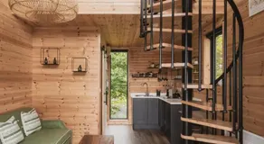 Coorie Retreats Luxury Geo Domes and Cabins with Private Hot Tubs Cinema Firepit and More - Image 4