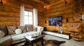 Luxus-Ferienhaus Blockhaus Chalet Nr 1 Toplage am Feldberg mit Sauna, Outdoor-Hottub, Kamin auf 1300m üM - Image 3