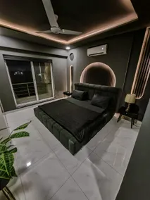 Dark Cozy 1BHK Sleep under the Stars Indoors with Swimming pool Gym and Cinema - Image 2
