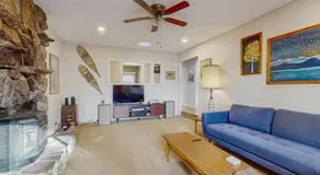 Retro-Modern Tahoe Retreat with Vinyl Record Player Grill Deck Fooseball - Image 2