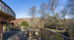 The Crannog Circular Riverside Retreat with Hot Tub - Image 4