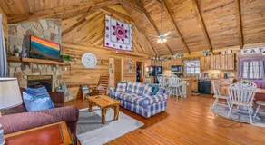 Beautiful View! Log cabin,Fireplace,Hot Tub,Arcade,Pool,Fishing - Image 3