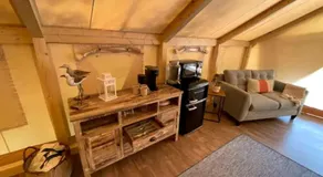 Romantic Lakefront Cabin with Fire Pit near Lake Bastrop, Texas – Luxury Glamping Escape for Couples - Image 5