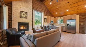 Cute Cabin with Mountain Views and King Bed - Image 3