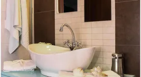 Family Villa Rousa in Rethymno with Pool, BBQ and Kids Area - Image 1
