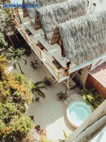 Casa Balam Holbox, 6 boutique, beach-style A-frame cabañas, fully equipped shared outdoor kitchen, self check in - Image 1