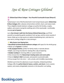 Spa & Rose Cottages Gilsland - Image 2