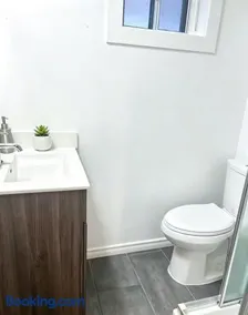 Fully Private Basement Suite Private Entrance Kitchen Bathroom Free Parking Near Oakwood Station TTC Hwy 401 - Image 3