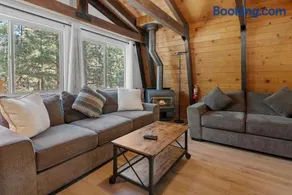 Big Bear Den - AC, Large Fenced Yard, Swing Set, Fire Pit - Image 4