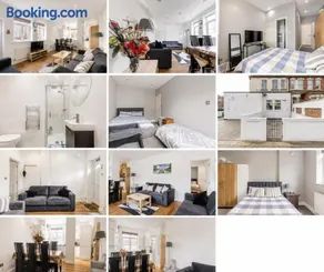 Clapham Common Sleeps 10 Free Parking for 4 Cars or 3 Vans 2 Bed 2 Bath 5 min to Metro Zone 2 - Image 2