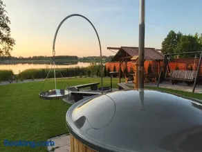 Siedlisko nad jeziorem Skarlińskim 5B, mazury, jezioro, domek, bania - Image 1