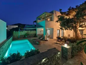 Private Luxury Scarlet beachfront villa, Molos, Paros - Image 1