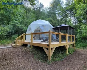 Cozy Creekside Geodome Hot Shower WiFi - Image 1