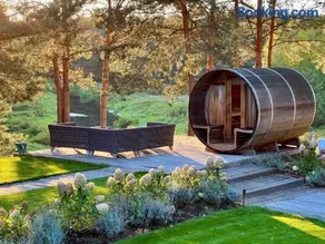 Domek LAVENDA z widokiem na rzekę - Basen, Jacuzzi, Sauna - Magiczny ogród - 0,5ha prywatnej przestrzeni - Image 1