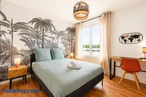 Palm Paradise - Ventilation & fraicheur - idéale famille et proche du centre-ville - Image 1