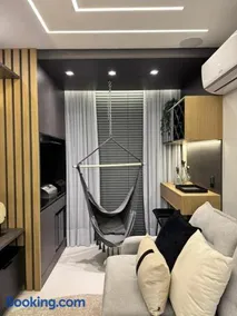 Apartamento 2quartos para 6 pessoas , Piscina, Ar condicionado, WIFI, Garagem dentro condomínio Grátis, 5 min da Praia, Lava e Seca - Image 2