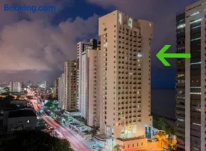 Flat 10 andar Hotel Caesar Towers acesso direto praia - Image 2