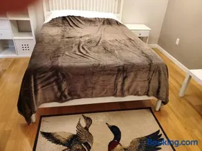 Queen Bed with Work Station - Image 3