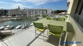 Precioso piso con vista al canal y piscina en roses AV-69 - Image 5