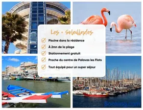 Les Soleillades - Plage, piscine, parking! - Image 1