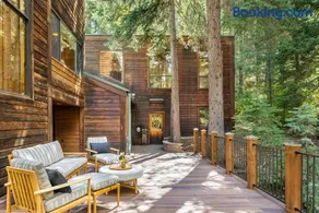 5 BEDROOM, MOUNTAIN VIEWS, SOUNDS OF STREAM, LARGE DECK, HOT TUB, CLASSIC SUNDANCE CABIN - Image 4