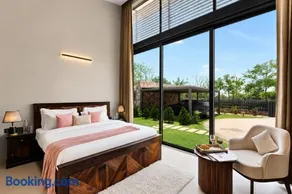 ELIVAAS Signature 24 Carat 4-BHK Villa with Private Outdoor Pool, Cabana, Garden, Gazebo & Open-Air Dining - Image 3