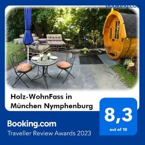 Holz-Wohnfass in München-Nymphenburg - Image 1