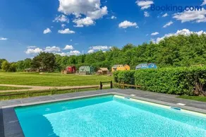 Blauwe Tiny House 6 persoons - Image 2