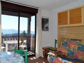 Joli studio cabine 4 pers, balcon, PKG, Bolquère-Pyrénées 2000 - FR-1-592-14 - Image 1