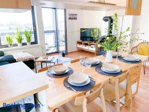 Sea and city view apartment with sauna and balcony - Image 1