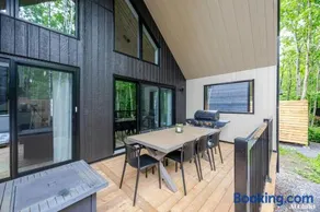 Entracte Spa prive Vue sur le boise Chalet premium pour 10 personnes - Image 3
