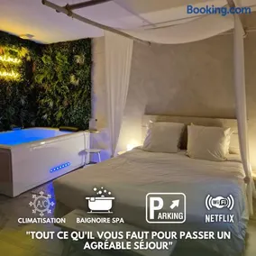 L'Eden Zen - Suite Jacuzzi, parking, clim, Netflix - Image 1