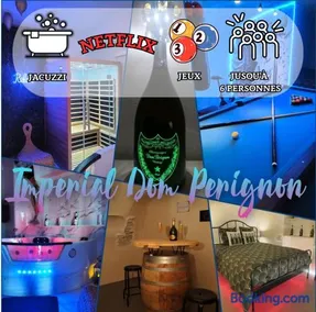 Impérial Dom Pérignon, WIFI, FrAîChEuR, Jacuzzi, Sauna, Billard, Sport - Image 1