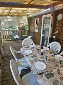 Mobil Home 6 Pers Équipé Camping Rivage des Landes Mimizan Aureilhan - Image 2