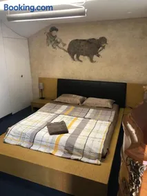 Bedroom cum office with shared shower in Zug's Old Town - Image 2