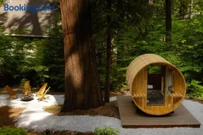 A-Frame Cabin - BBQ, Sauna, Hot Tub, Fire Pit, Projector - Image 2