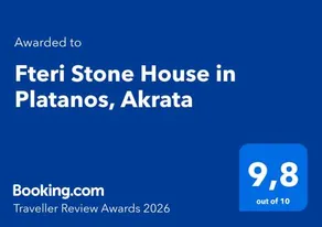 Fteri Stone House in Platanos, Akrata - Image 3