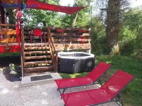 libellule roulotte avec spa privé - Image 5
