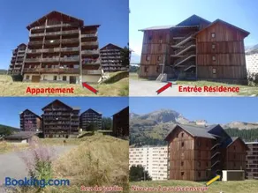 Appartement 8-10 personnes SUPERDEVOLUY Hautes Alpes REZ DE CHAUSSÉE Vue panoramique 3 CHAMBRES - Image 3
