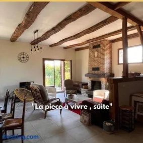 Maison normande typique 10 pers , Grande pièce à vivre ,cheminée, grand jardin - Image 4